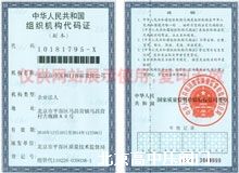 Organization code certificate